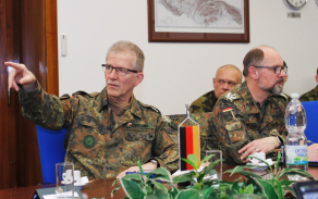 Velitel německých sil podpory v Rakovníku