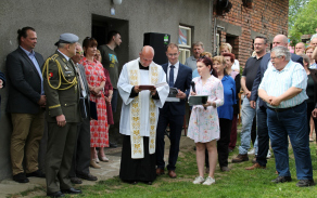 Slavnostní odhalení desky podplukovníka Vincence Čeňka Matějky